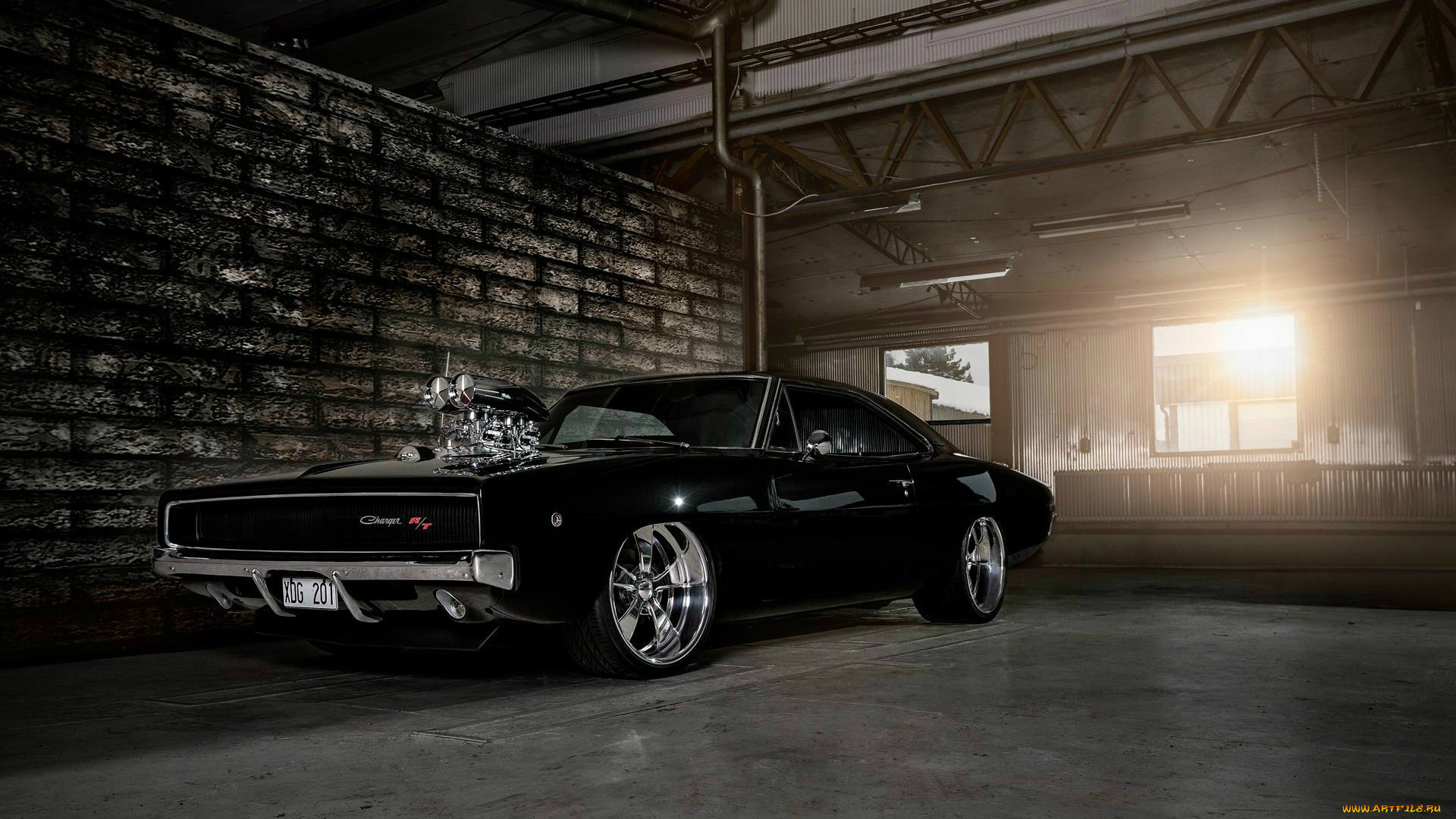 , dodge, 1968, charger